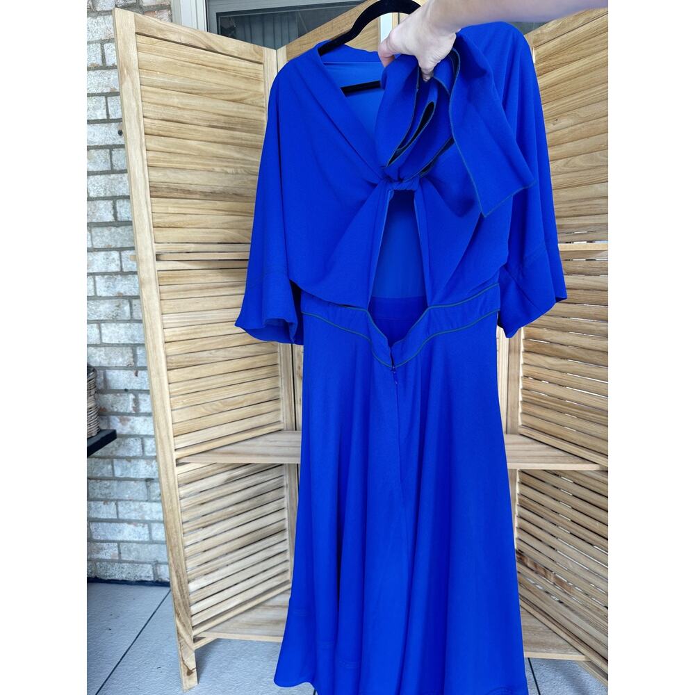 Roksanda Collective Dress Blue Size 14 - Picture 4 of 5